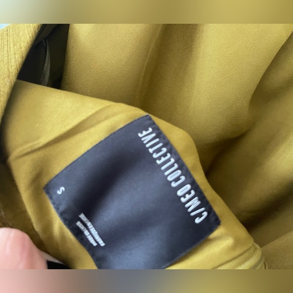 CMEO Collective Halter Drop Sleeve Mini Dress. Moss. Small. Cocktail. - Picture 4 of 4